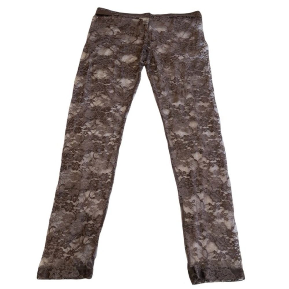 Zenana Outfitters Sheer Lace Leggings